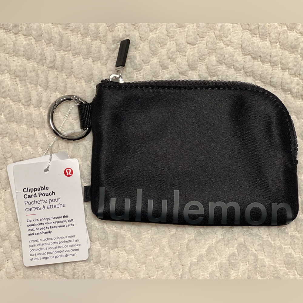 lululemon athletica Black Clip-On Pouch